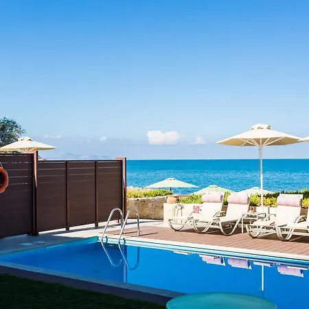 Iris Luxury Beach Front Residence With Pool & Bbq, By Thinkvilla Rethymno Exterior foto