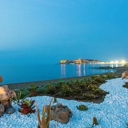 Iris Luxury Beach Front Residence With Pool & Bbq, By Thinkvilla Rethymno Exterior foto